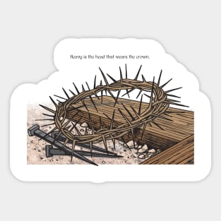 Jesus' Crown of Thorns Sticker